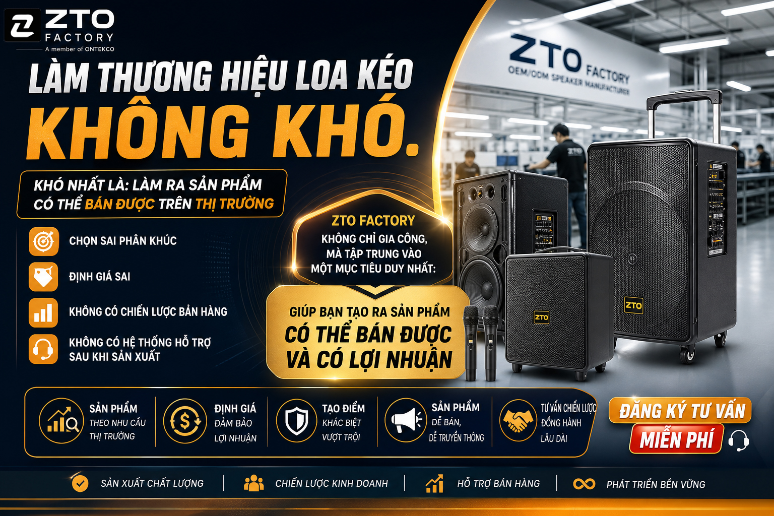 Tư vấn phát triển sản phẩm loa kéo – Xây dựng thương hiệu âm thanh từ A–Z